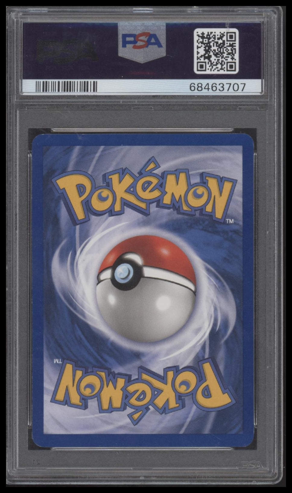 Mr. Fuji 1999 Pokemon Fossil #58 PSA 8 - Back