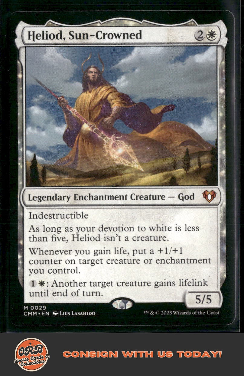 Heliod, Sun-Crowned Commander Masters #29 - Front