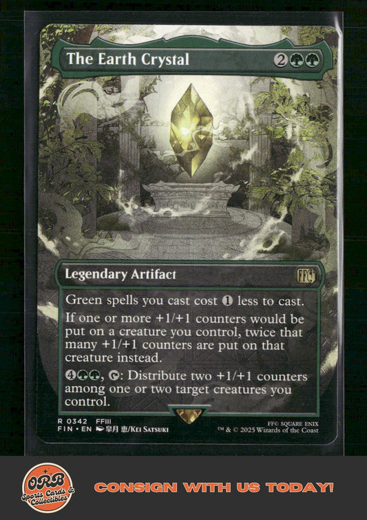 The Earth Crystal (Borderless) FINAL FANTASY #342 - Front