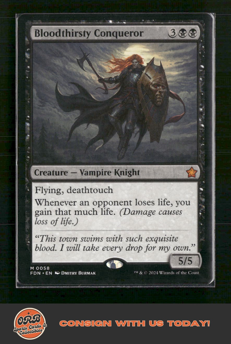 Bloodthirsty Conqueror Foundations #58 - Front