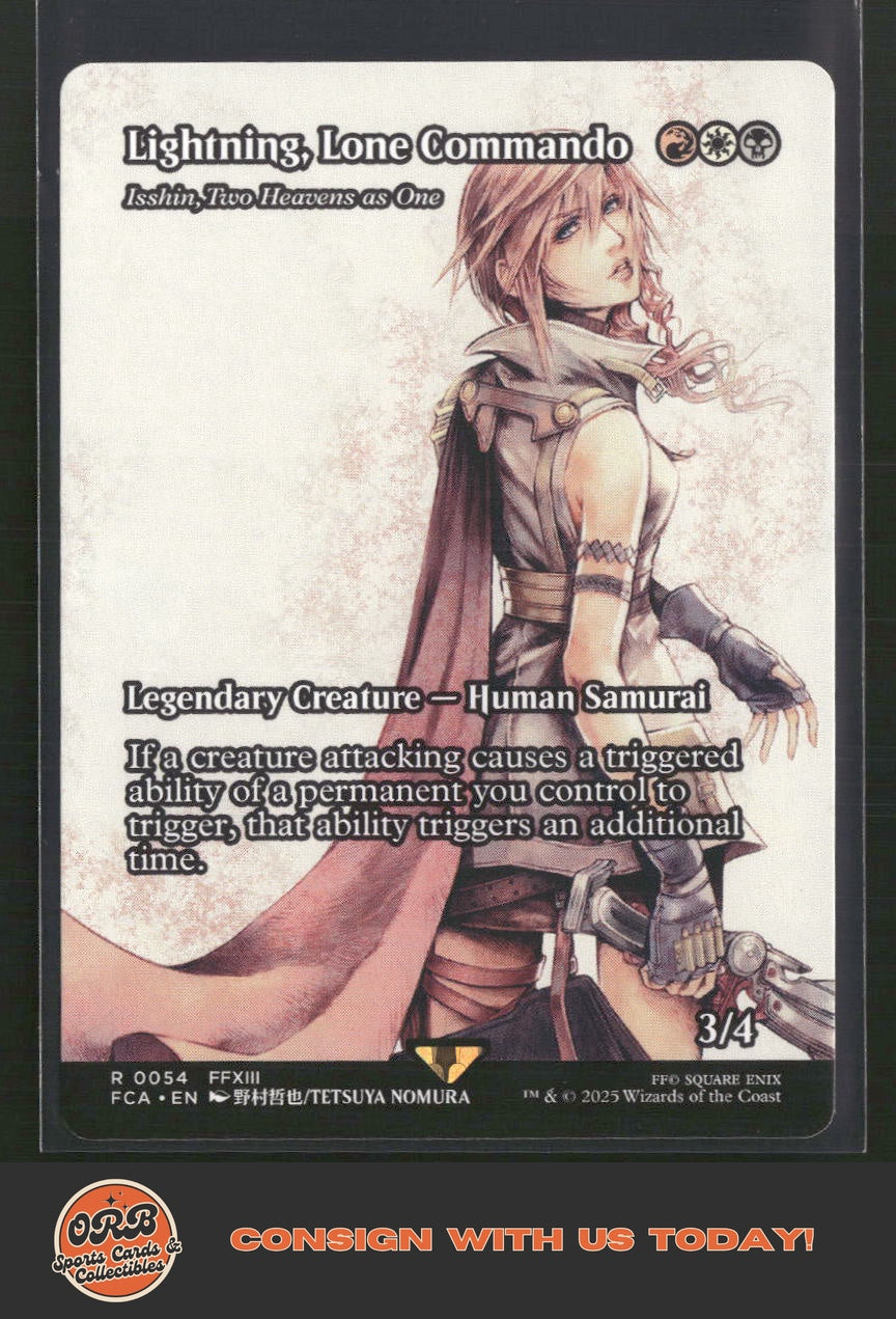 Lightning, Lone Commando FINAL FANTASY: Through the Ages #54 - Front