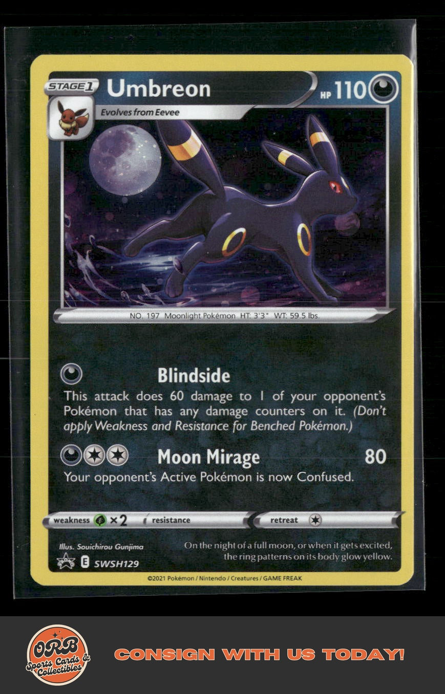 Umbreon SWSH: Sword & Shield Promo Cards #SWSH129 - Front