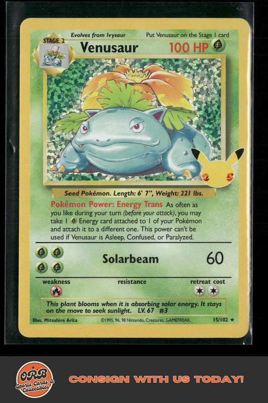 Venusaur Celebrations: Classic Collection #15/102 - Front