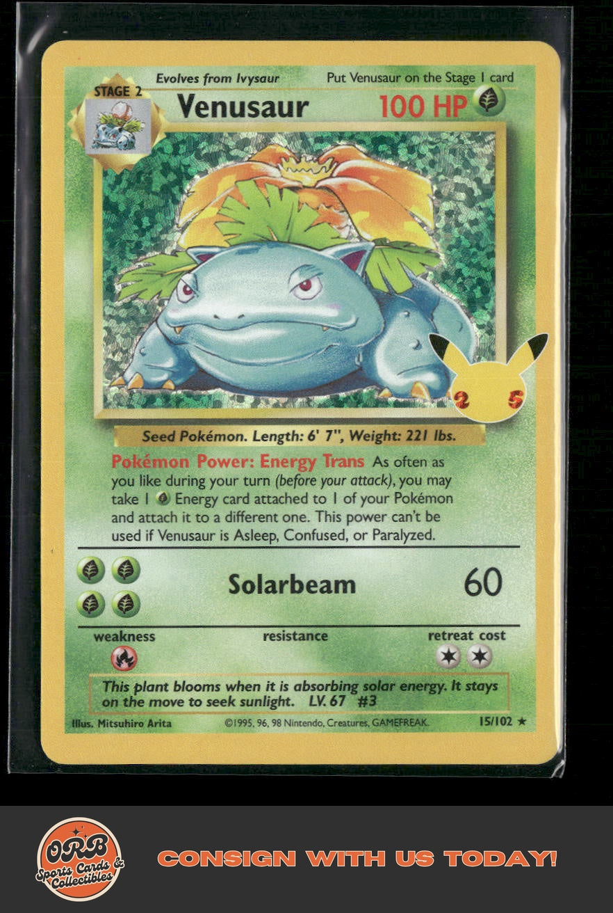 Venusaur Celebrations: Classic Collection #15/102 - Front