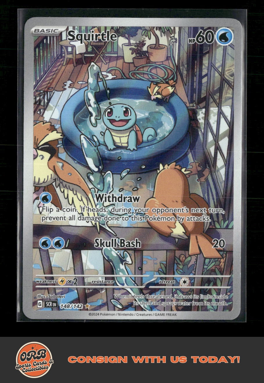 Squirtle SV07: Stellar Crown #148/142 - Front