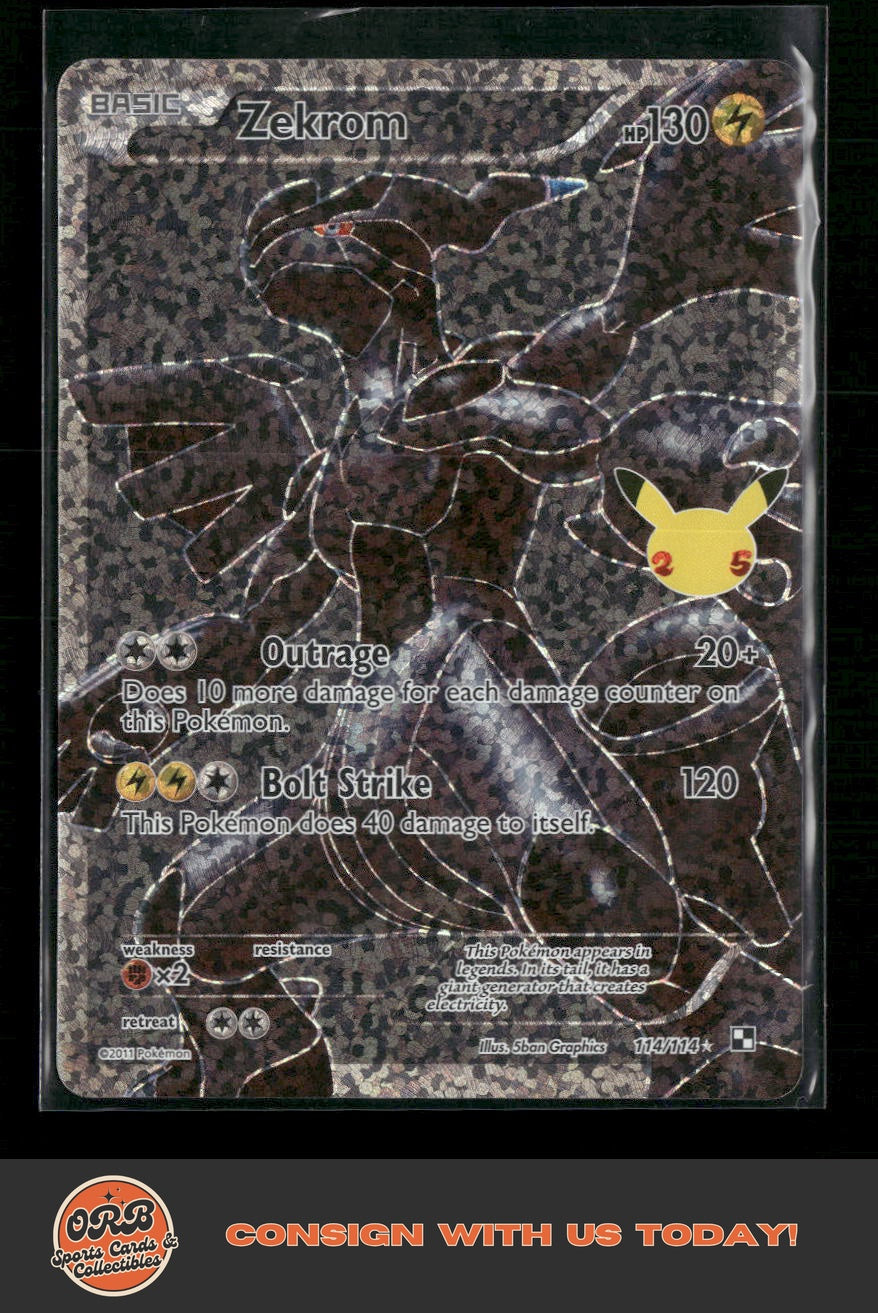 Zekrom Celebrations: Classic Collection #114/114 - Front