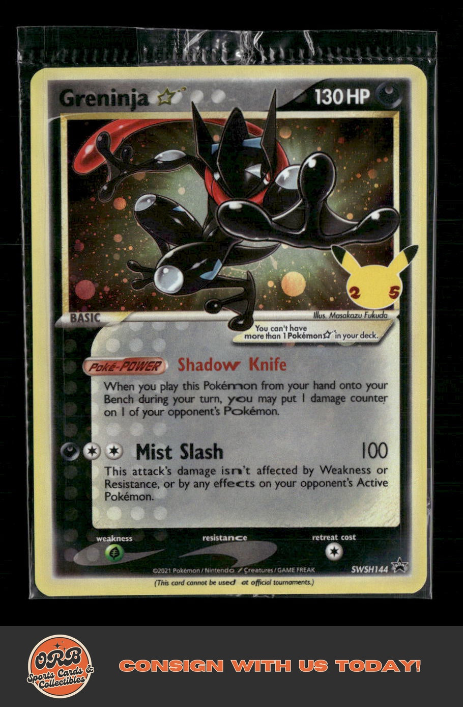 Greninja Star SWSH: Sword & Shield Promo Cards #SWSH144 - Front