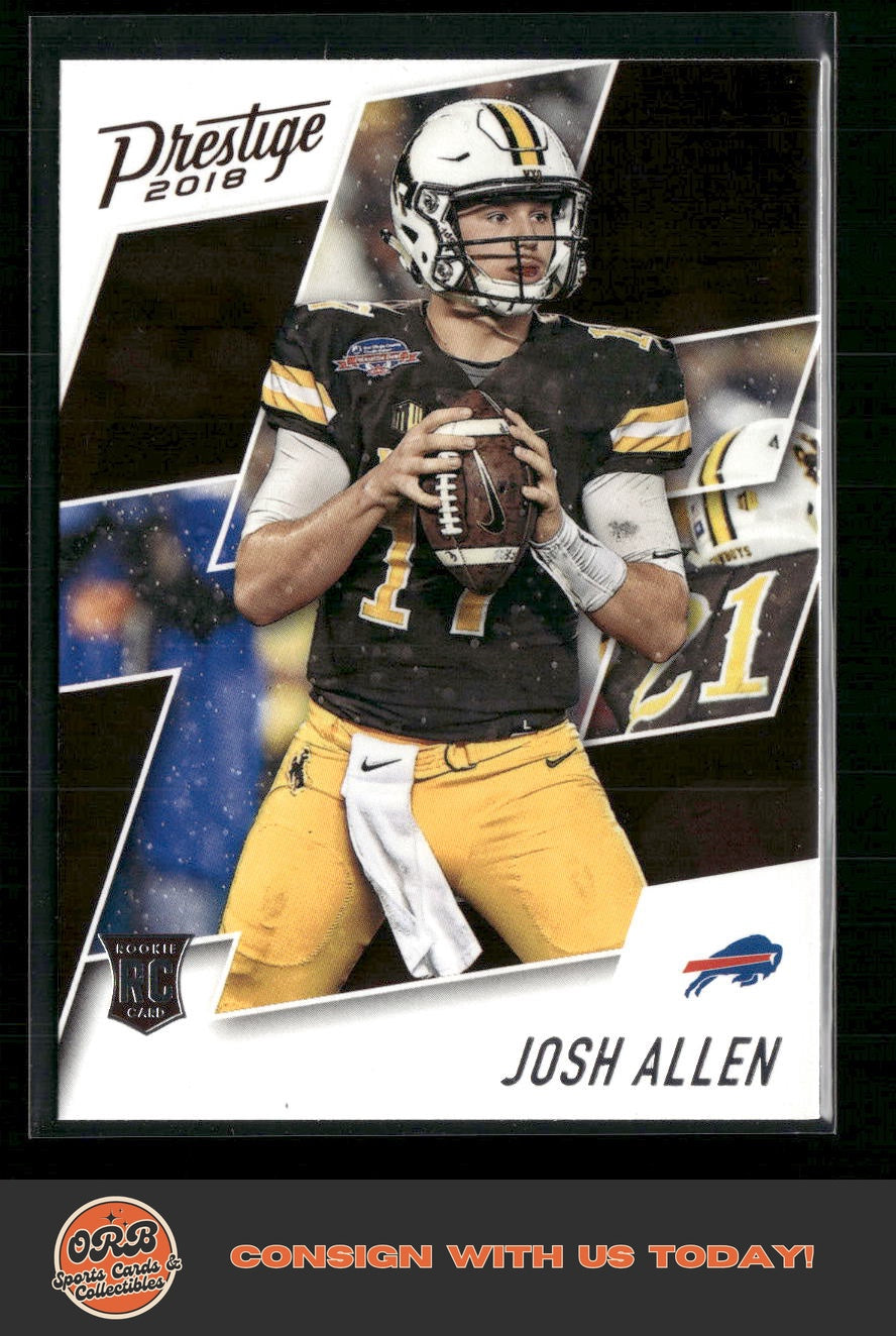 Josh Allen 2018 Panini Prestige #234 Xtra Points Purple - Front