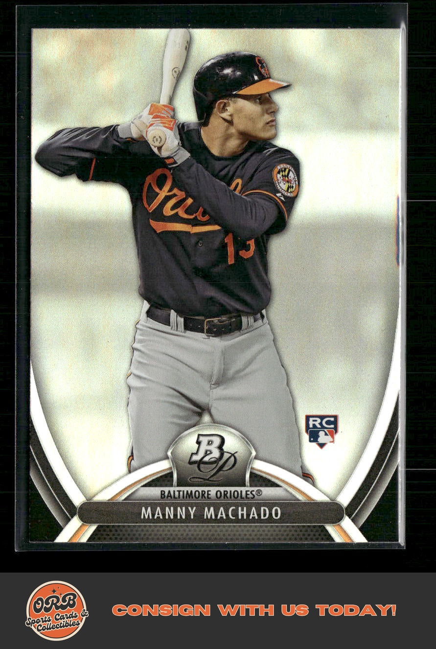 Manny Machado 2013 Bowman Platinum #42 - Front