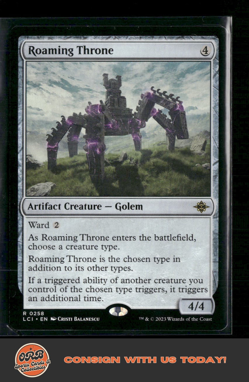 Roaming Throne The Lost Caverns of Ixalan #258 - Front
