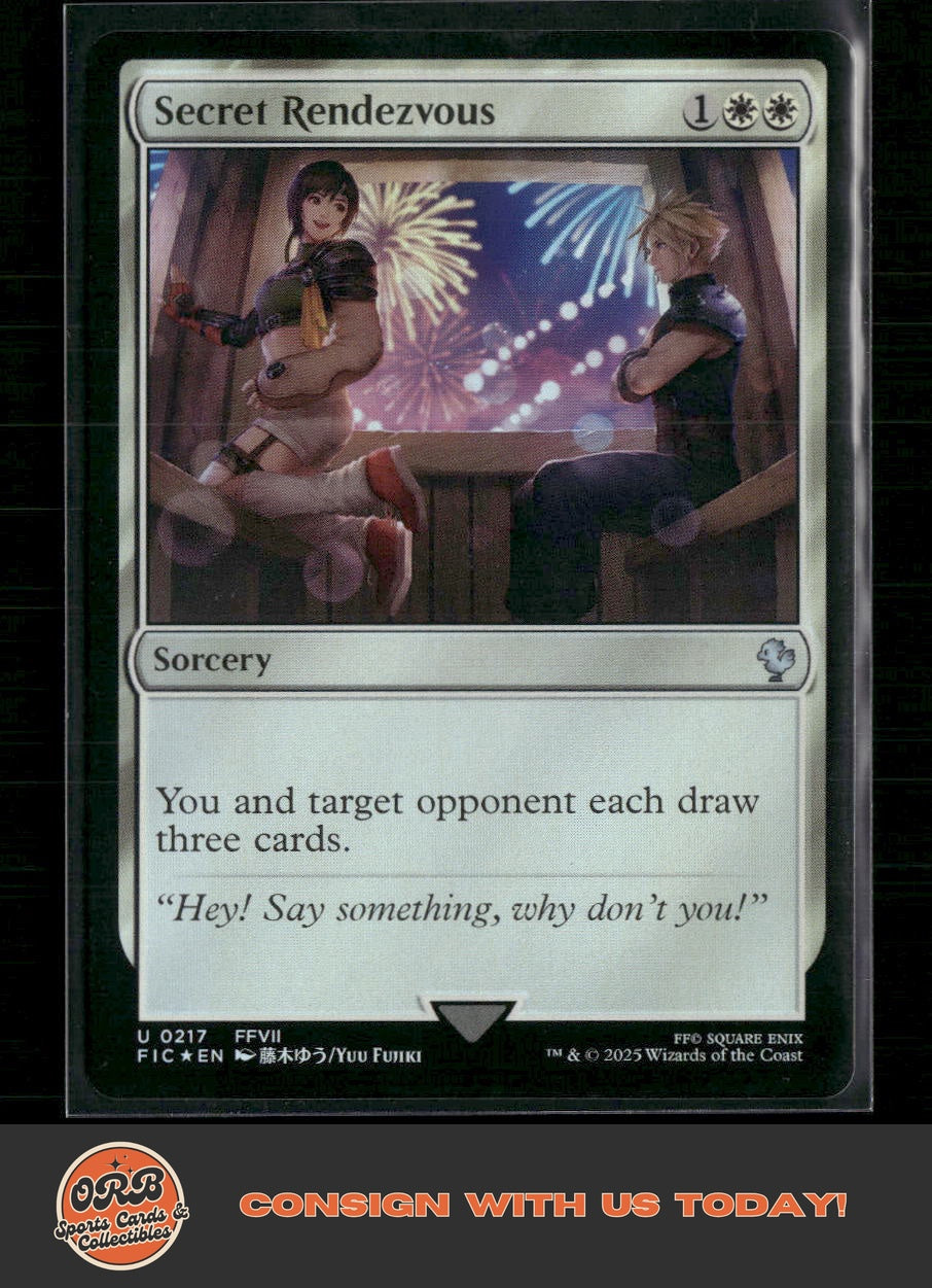 Secret Rendezvous (0218) Commander: FINAL FANTASY #218 Foil - Front