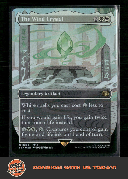 The Wind Crystal (Borderless) FINAL FANTASY #330 Foil - Front