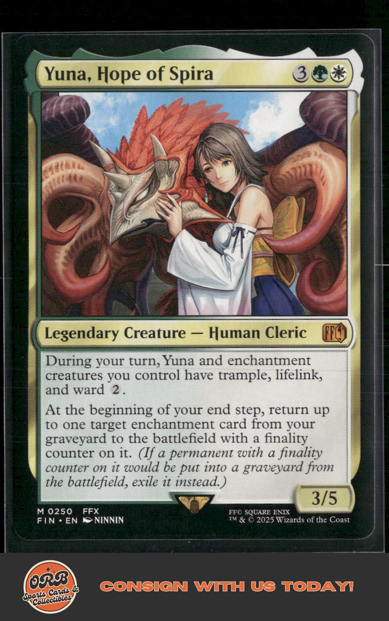 Yuna, Hope of Spira FINAL FANTASY #250 - Front