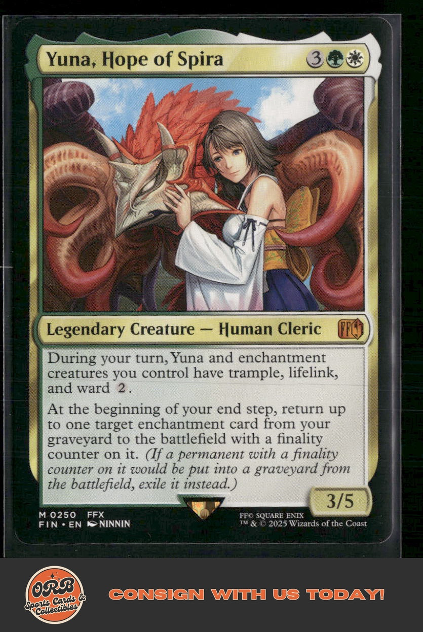 Yuna, Hope of Spira FINAL FANTASY #250 - Front