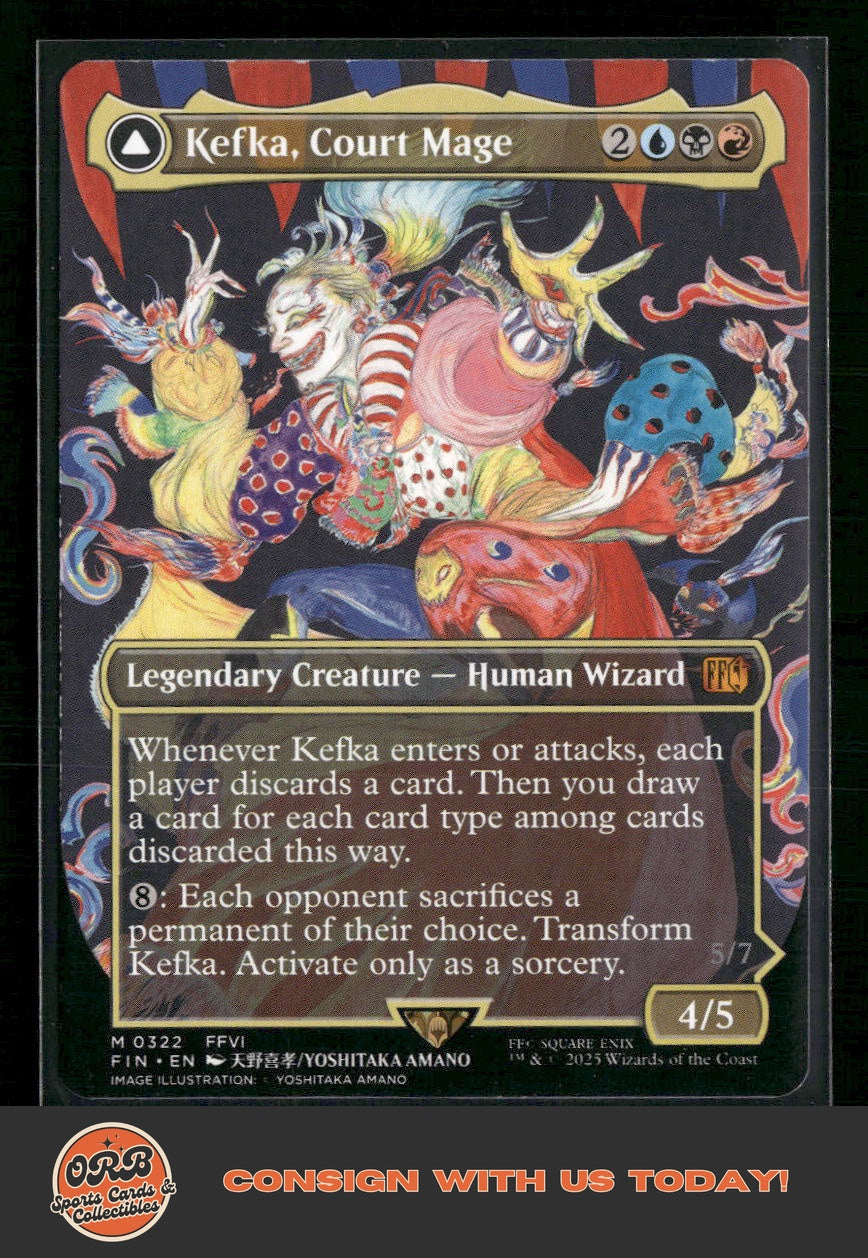 Kefka, Court Mage (Borderless) (0322) FINAL FANTASY #322 - Front