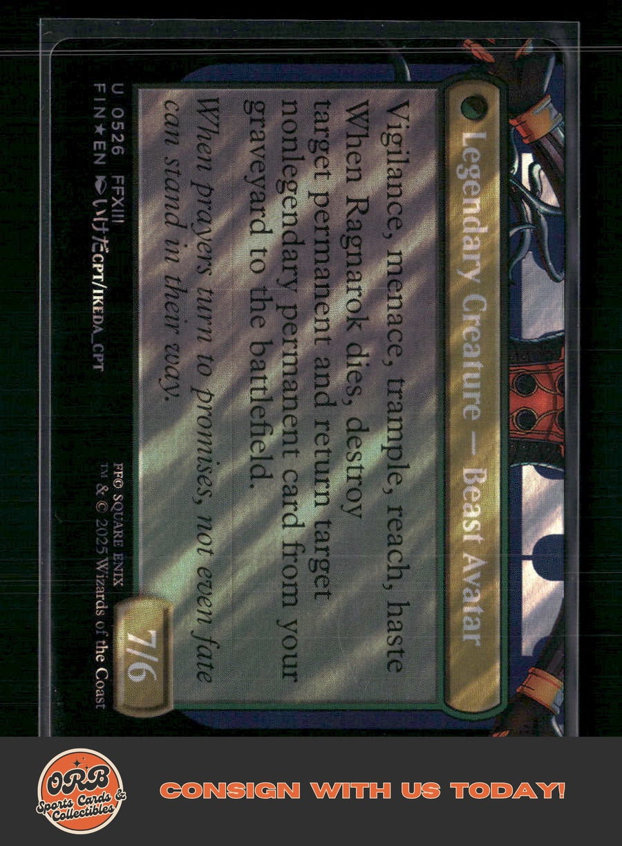 Fang, Fearless l'Cie (Borderless) (Surge Foil) FINAL FANTASY #526 - Back
