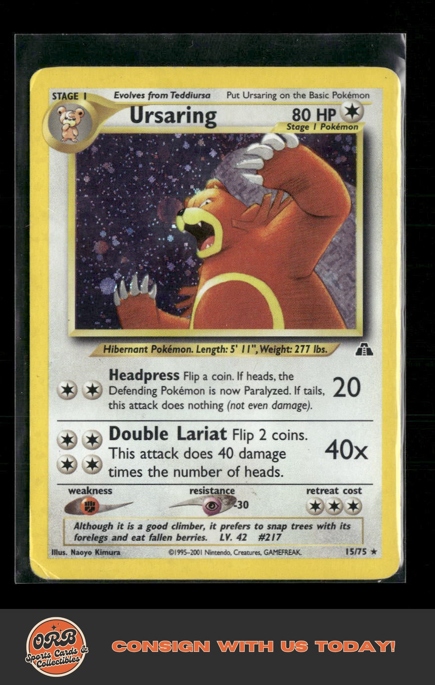 Ursaring (15) Neo Discovery #15/75 - Front