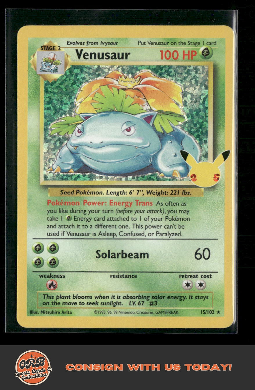 Venusaur Celebrations: Classic Collection #15/102 - Front