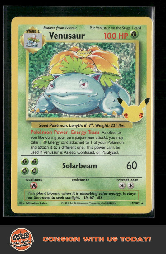 Venusaur Celebrations: Classic Collection #15/102 - Front