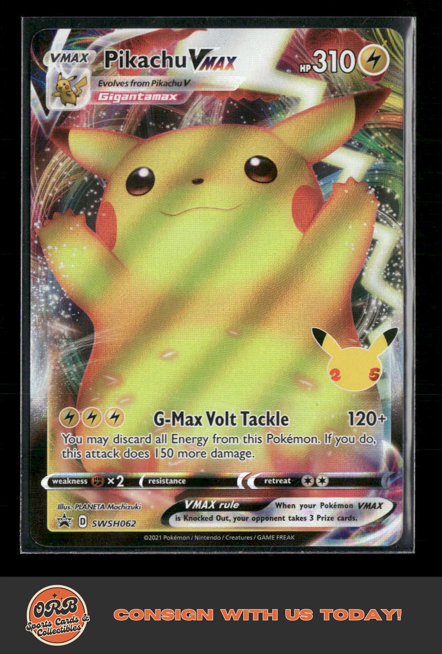 Pikachu VMAX SWSH: Sword & Shield Promo Cards #SWSH062 - Front
