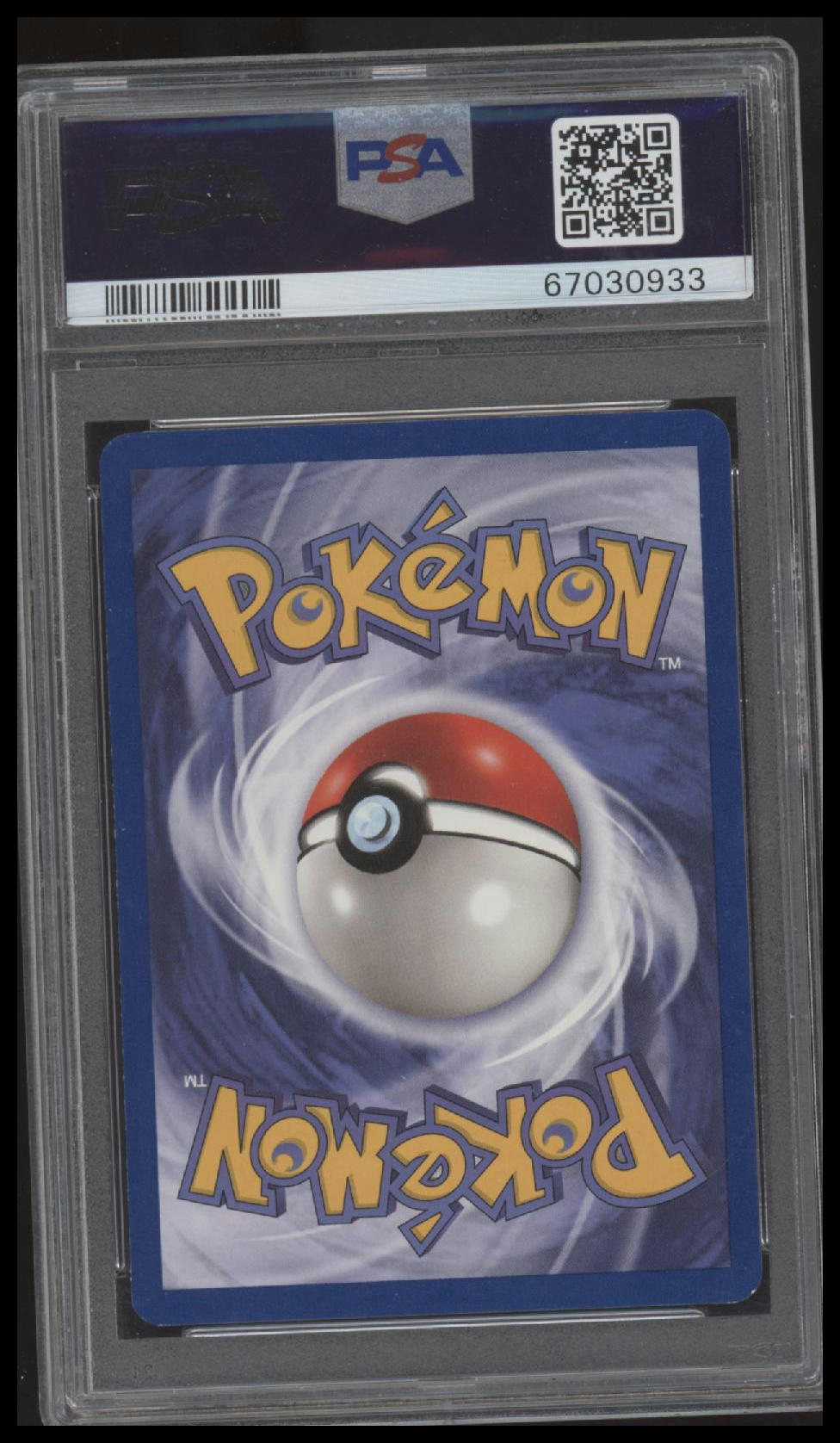Dark Alakazam 2000 Pokemon Rocket #18 1st Edition PSA 9 - Back