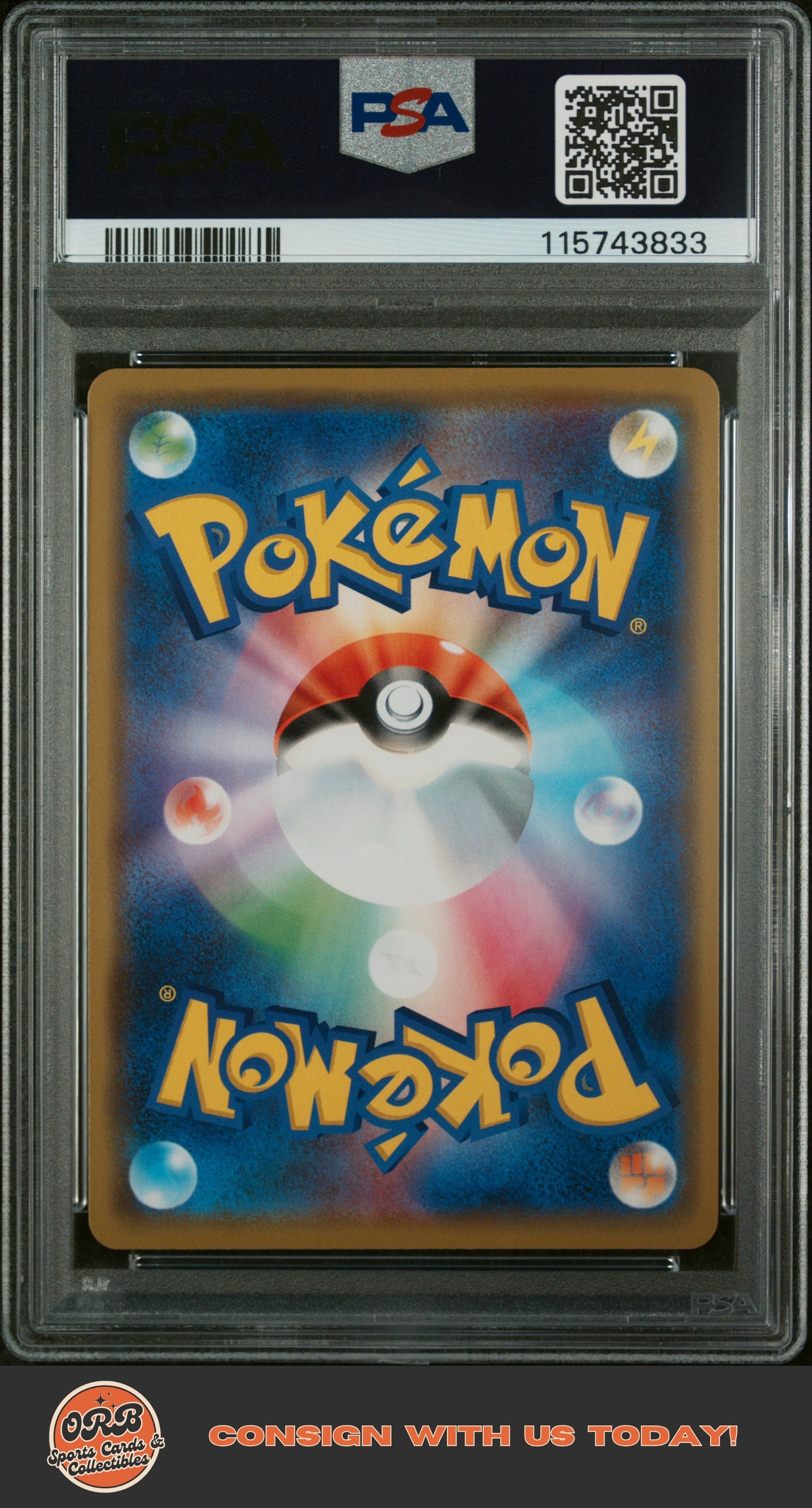 Mewtwo & Mew Gx 2019 Pokemon Tag Team Gx All Stars #052 PSA 9 - Back