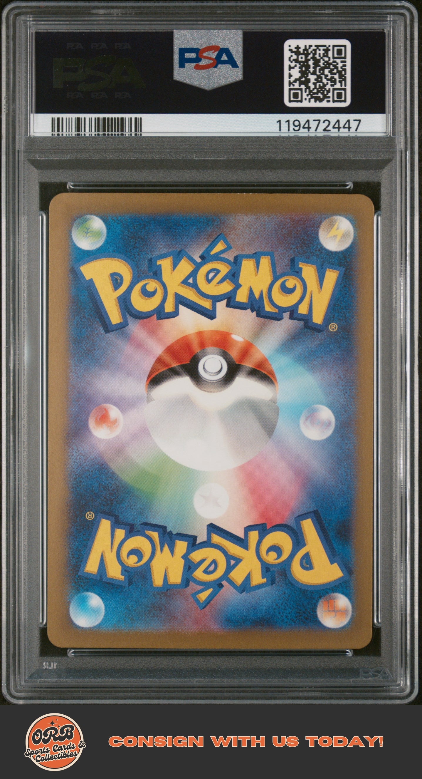 Charizard Ex 2023 Pokemon Japanese Sv3-Ruler Of The Black Flame #134 PSA 9 - Back