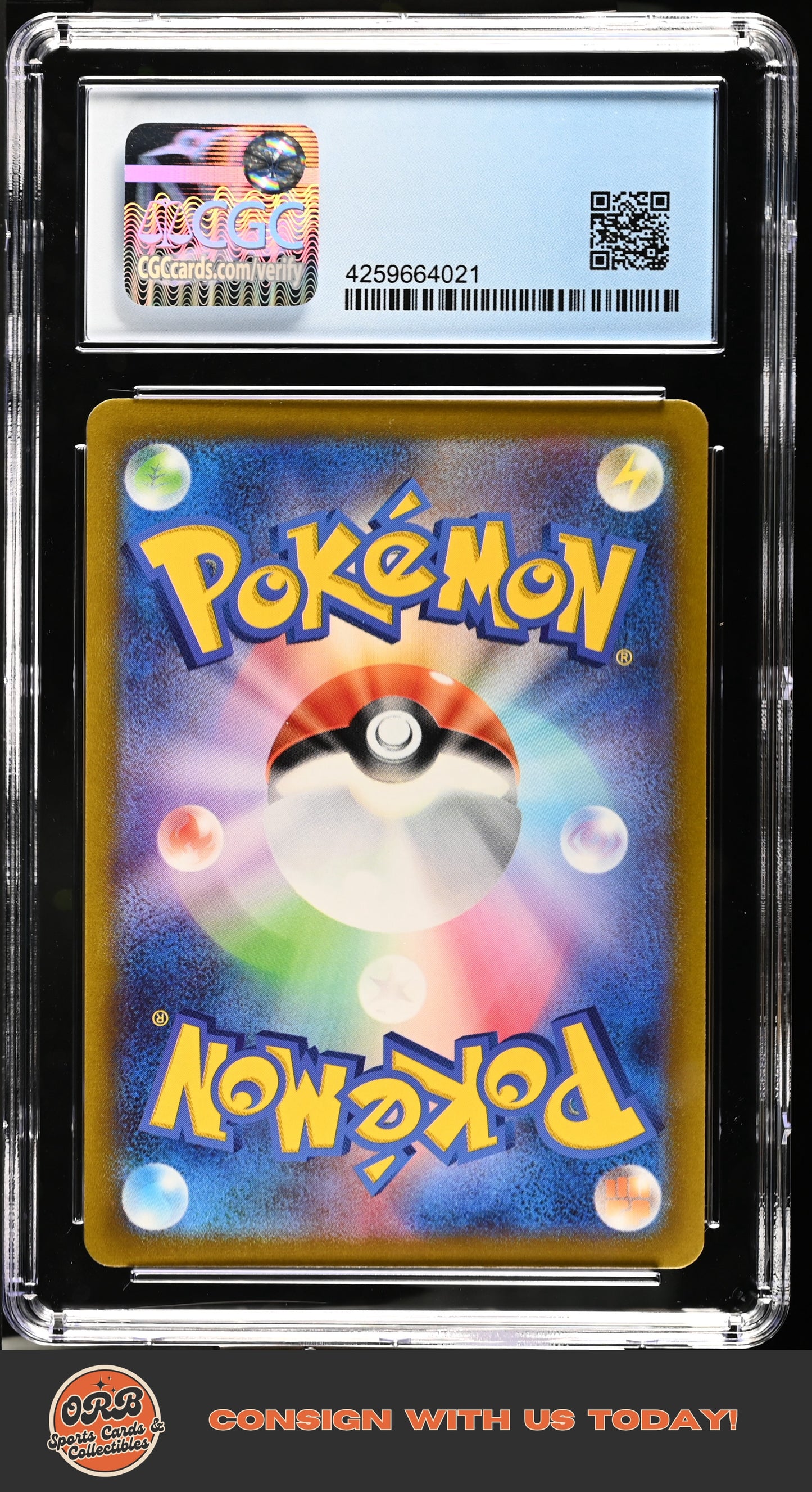 Mewtwo VSTAR 2022 VSTAR Universe #221/172 CGC 9.5 - Back