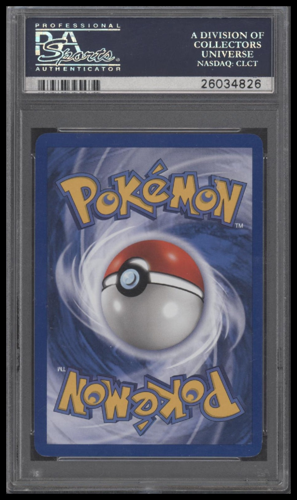 Dark Machamp-Holo 2000 Pokemon Rocket #10 PSA 9 - Back