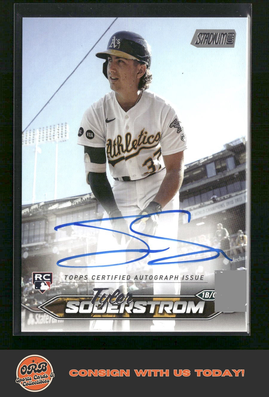 Tyler Soderstrom 2024 Stadium Club #SCBA-TS Autographs - Front