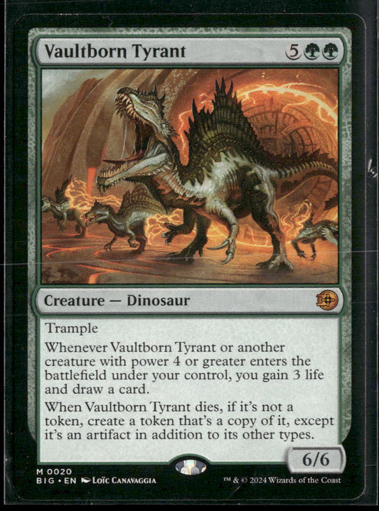 Vaultborn Tyrant Outlaws of Thunder Junction: The Big Score #20 - Front