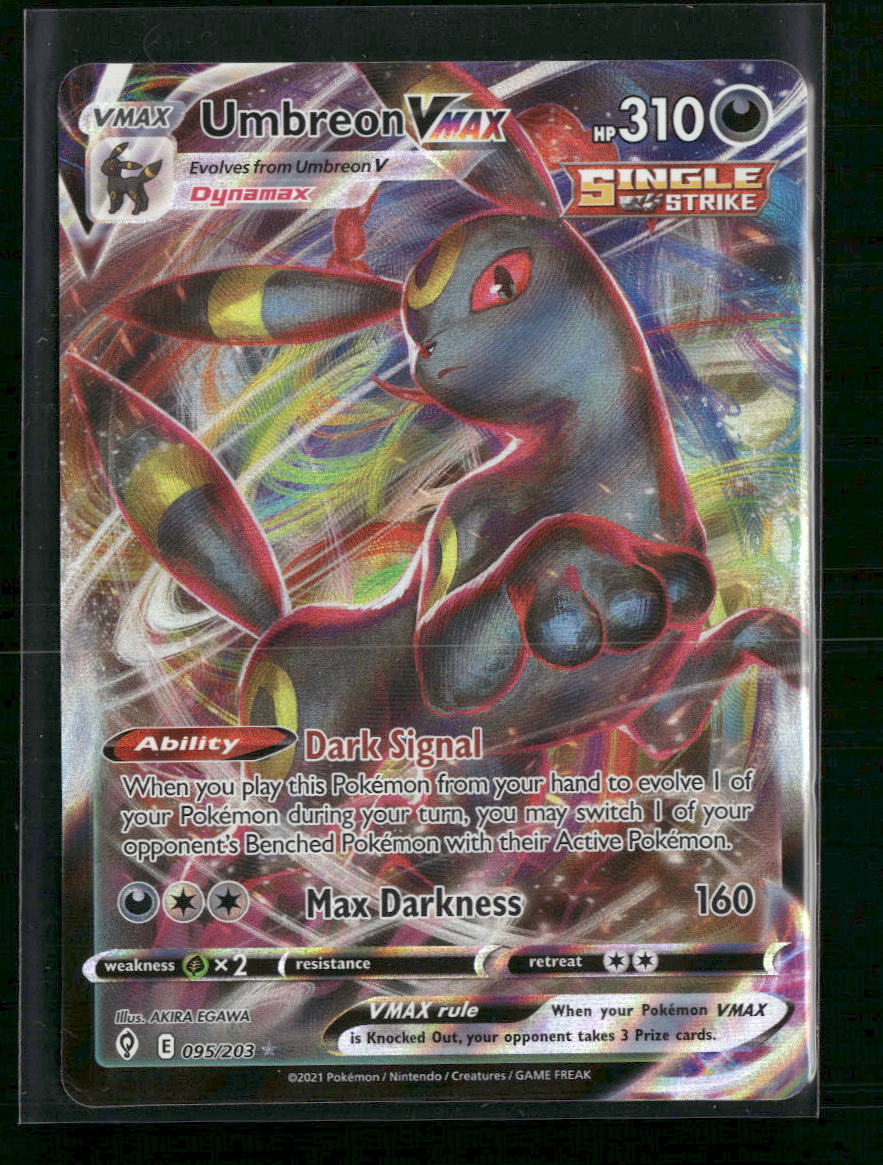 Umbreon VMAX SWSH07: Evolving Skies #095/203 - Front