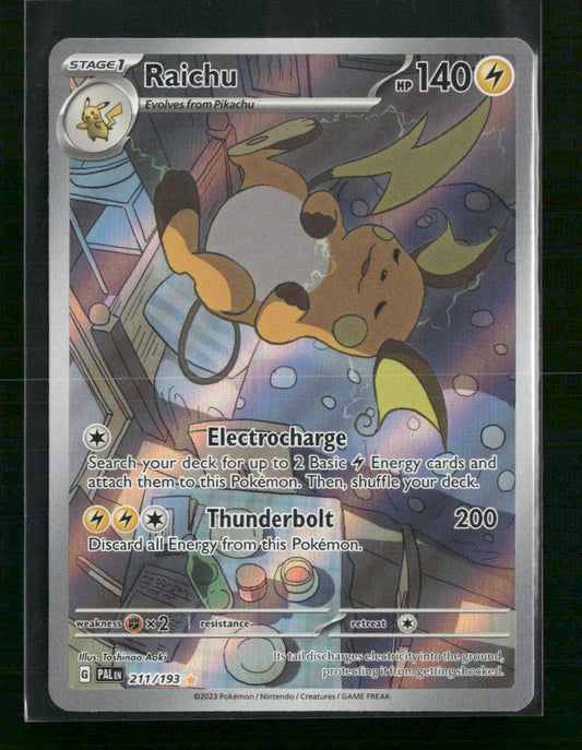 Raichu SV02: Paldea Evolved #211/193 - Front