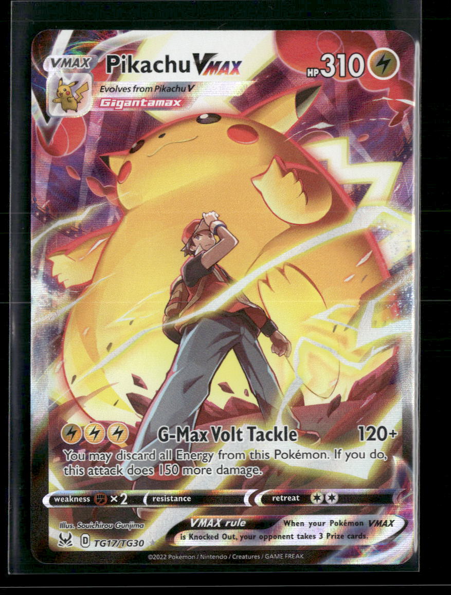 Pikachu VMAX SWSH11: Lost Origin Trainer Gallery #TG17/TG30 - Front