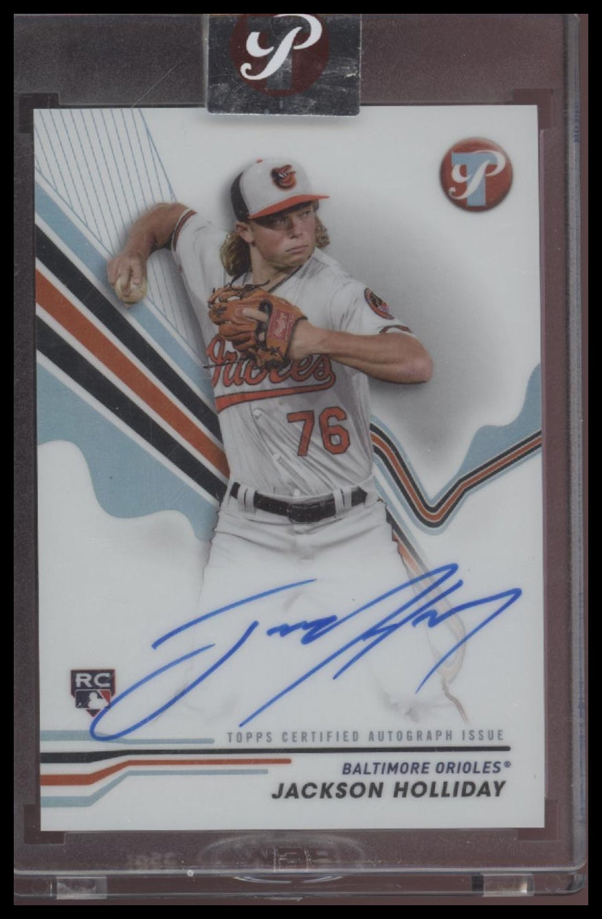 Jackson Holliday 2024 Topps Pristine #PA-JH Pristine Autographs - Front
