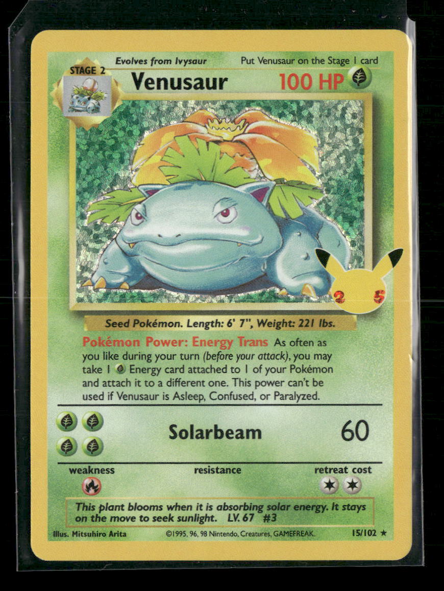 Venusaur Celebrations: Classic Collection #15/102 - Front