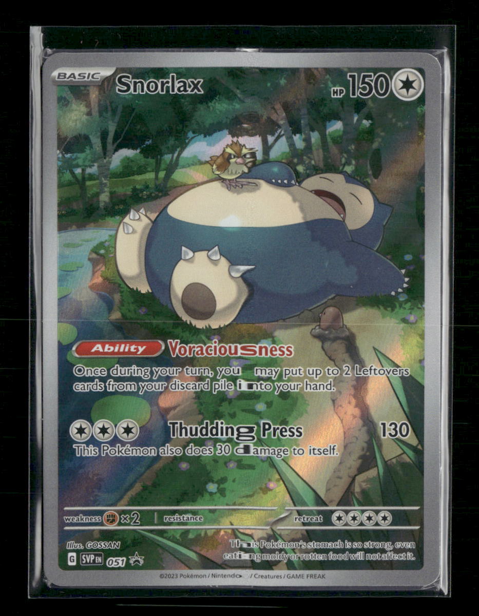 Snorlax SV: Scarlet & Violet Promo Cards #051 - Front