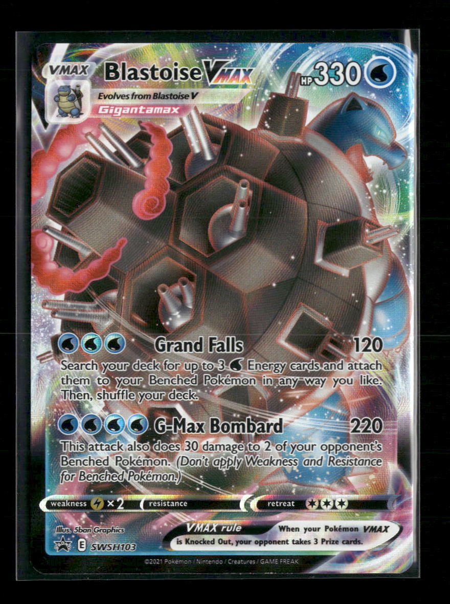 Blastoise VMAX SWSH: Sword & Shield Promo Cards #SWSH103 - Front