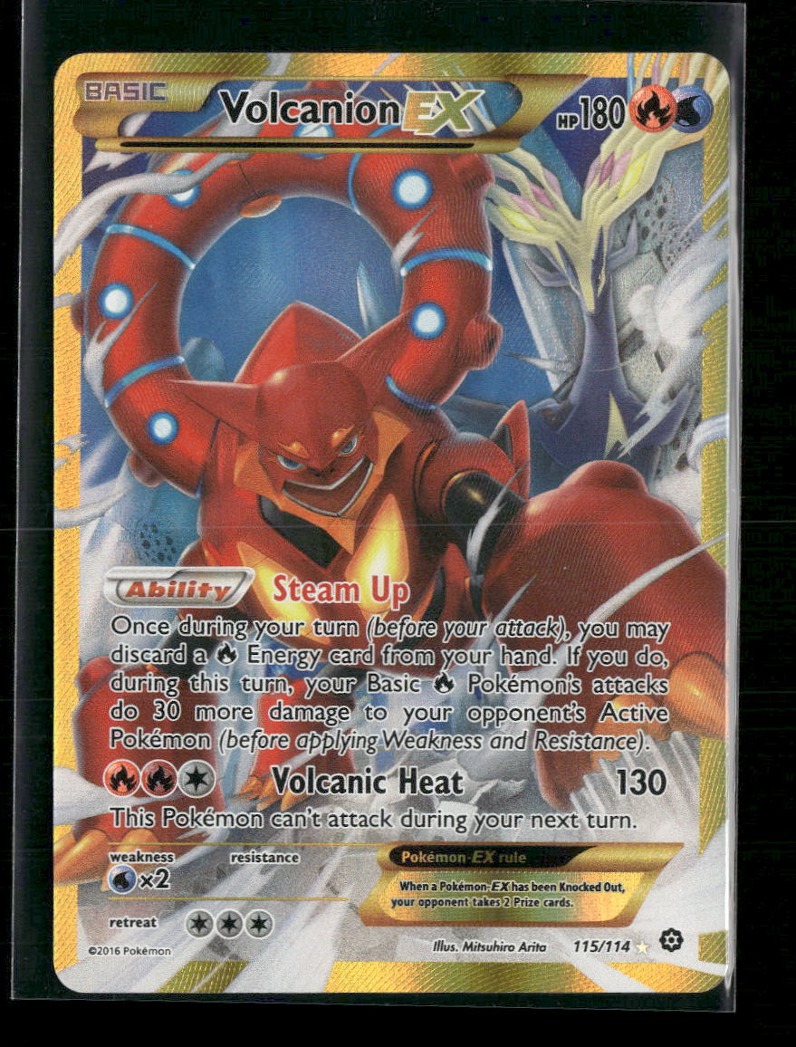 Volcanion EX (Secret) XY - Steam Siege #115/114 - Front