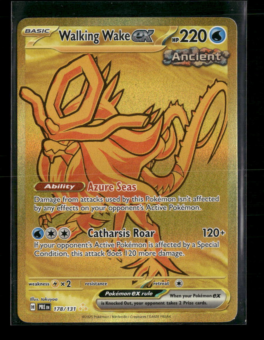 Walking Wake ex SV: Prismatic Evolutions #178/131 - Front