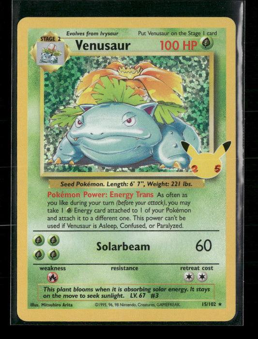 Venusaur Celebrations: Classic Collection #15/102 - Front