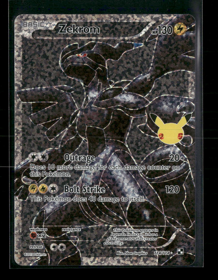 Zekrom Celebrations: Classic Collection #114/114 - Front