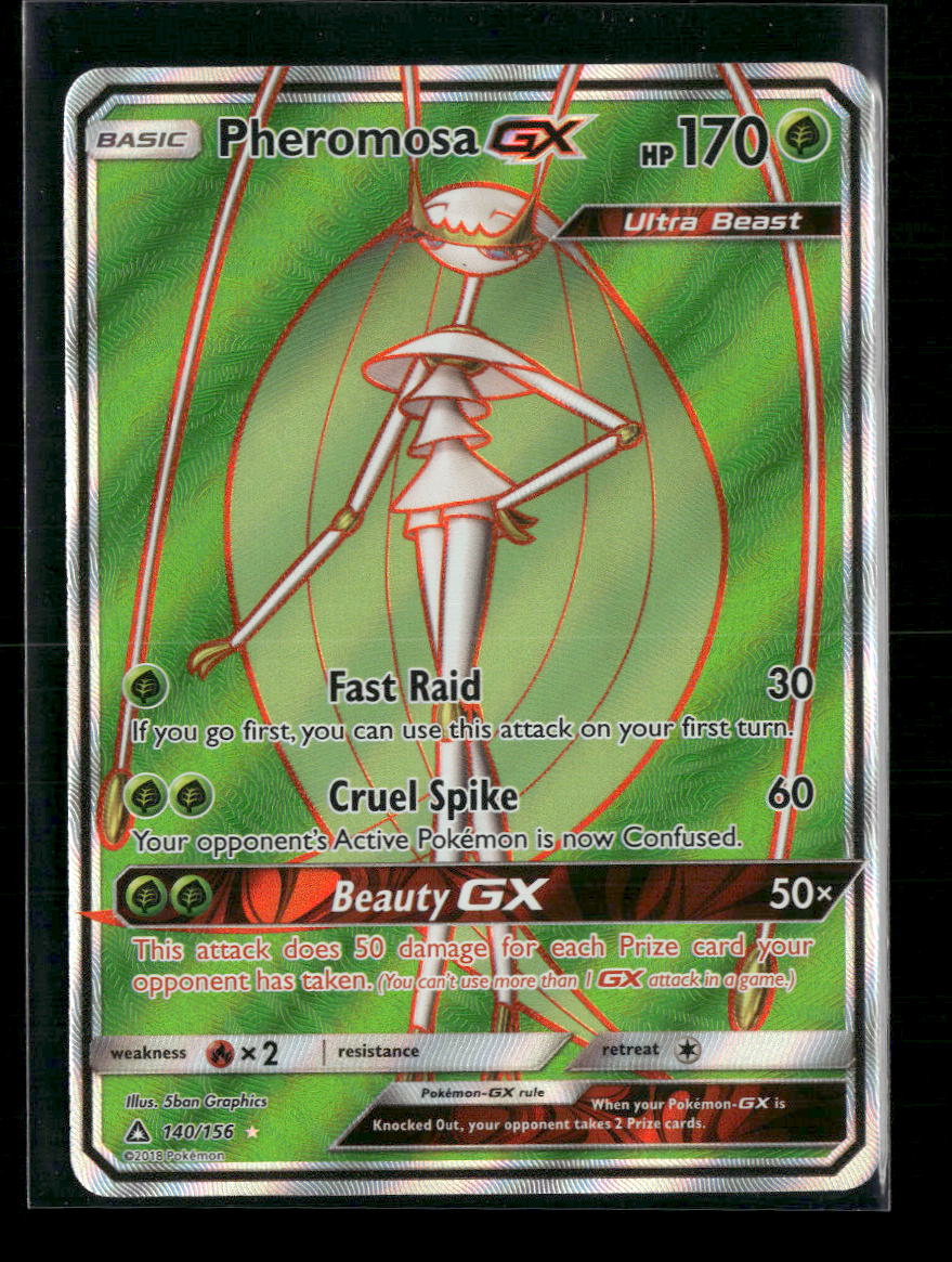 Pheromosa GX (Full Art) SM - Ultra Prism #140/156 - Front