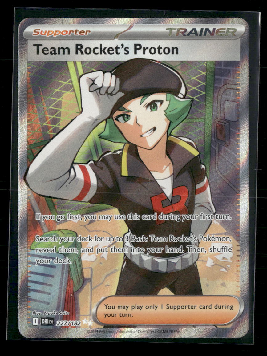Team Rocket's Proton SV10: Destined Rivals #227/182 - Front