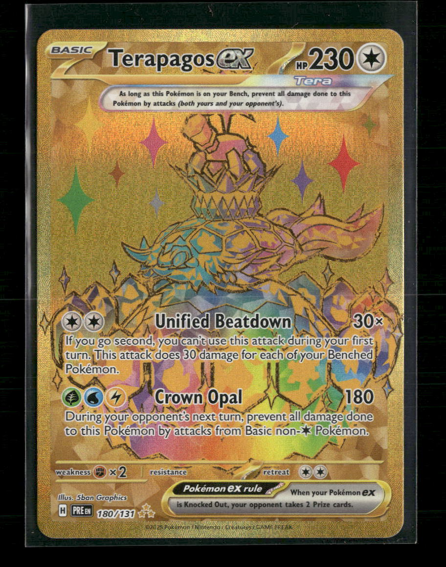 Terapagos ex SV: Prismatic Evolutions #180/131 - Front