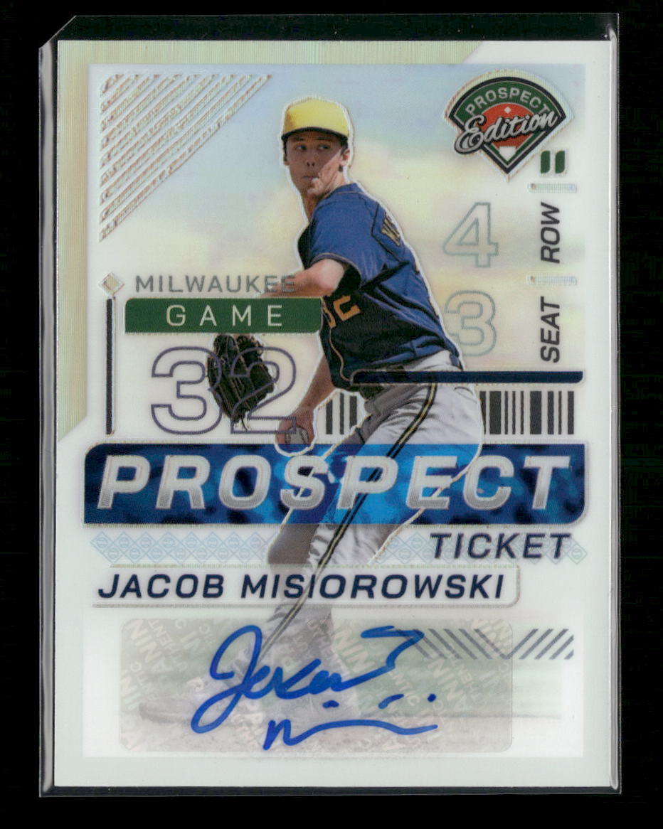 Jacob Misiorowski 2024 Panini Prospect Edition #156 Holo - Front