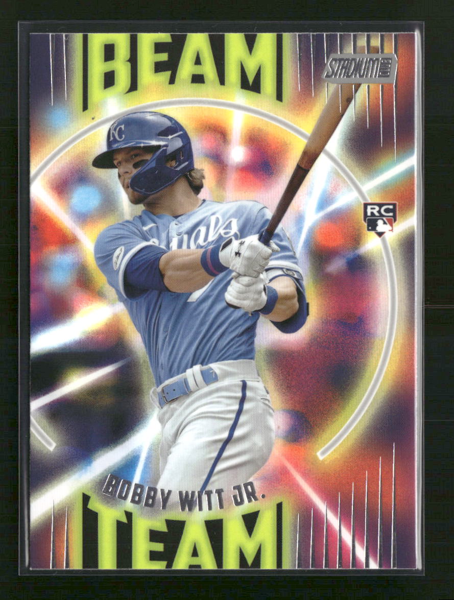 Bobby Witt Jr. 2022 Stadium Club #BT-24 Beam Team - Front