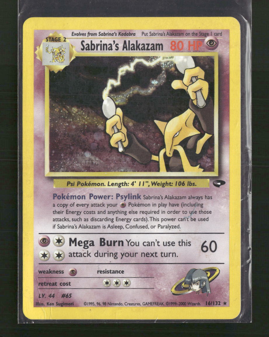 Sabrina's Alakazam Gym Challenge #016/132 - Front