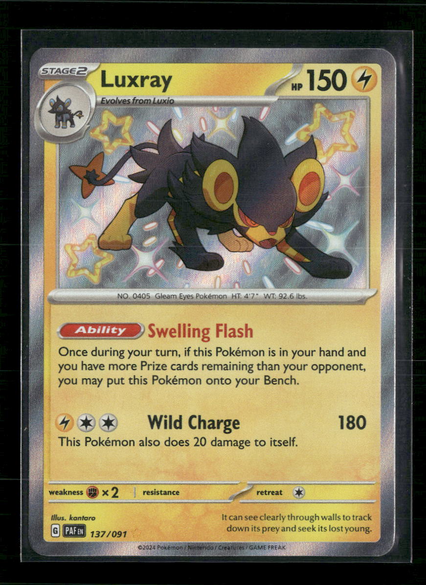 Luxray - SV: Paldean Fates (PAF) - Front