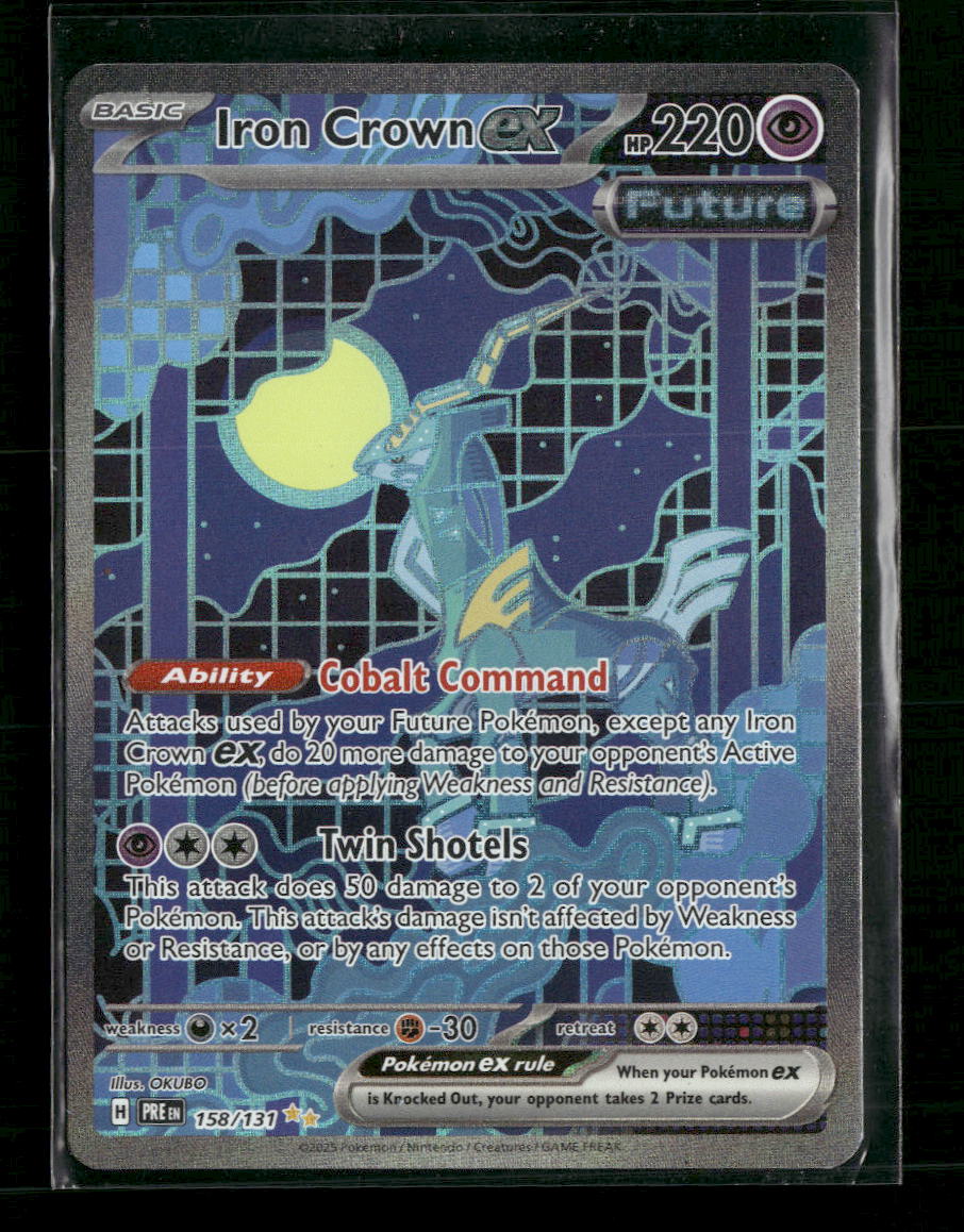 Iron Crown ex SV: Prismatic Evolutions #158/131 - Front